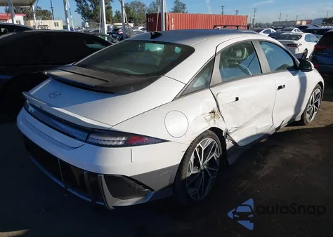 2025 Hyundai Ioniq 6 Sel from USA, damaged, VIN KMHM34AA2SA083267